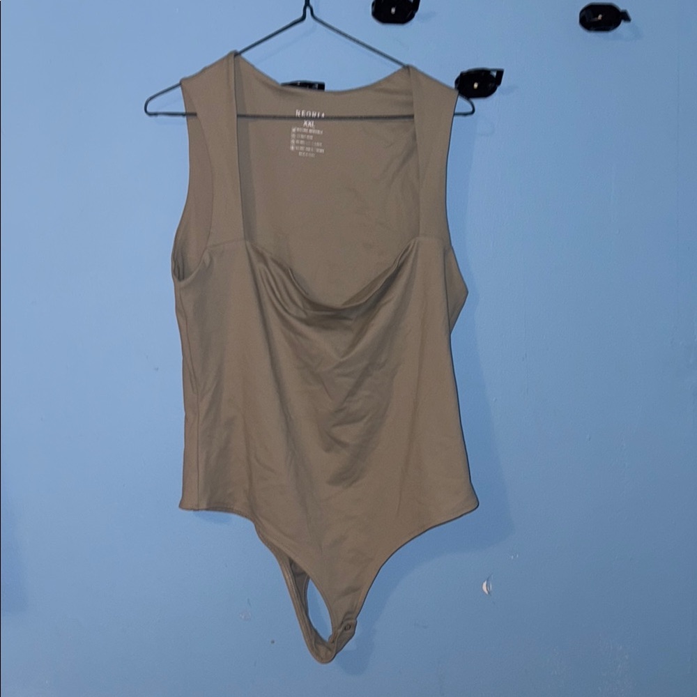 Olive Green Women's Bodysuit Top